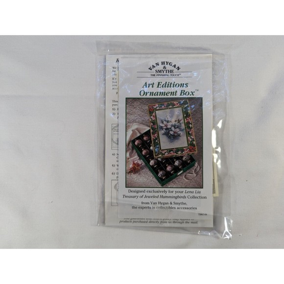 Lena Liu Treasury Of Jeweled Hummingbirds Ornaments Set 7 Bradford Editions 1999 - Picture 4 of 15